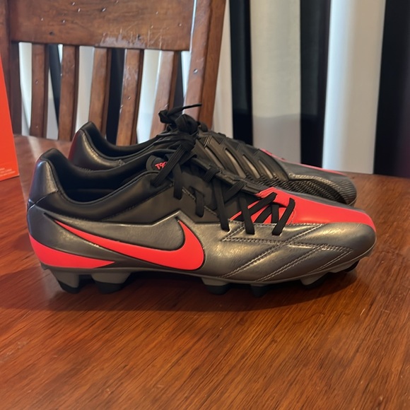 Nike T90 Strike IV FG Soccer Cleats shoes new 472562 060 grey Mens Size 8 - Picture 4 of 16